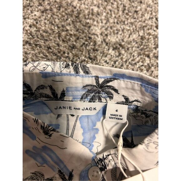 Janie & Jack button down shirt size 4 - Picture 3 of 4